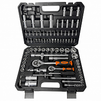 Набор инструмента универсальный 1/4", 1/2"DR 6-гр Cr-V МАСТЕР 94пр 99094